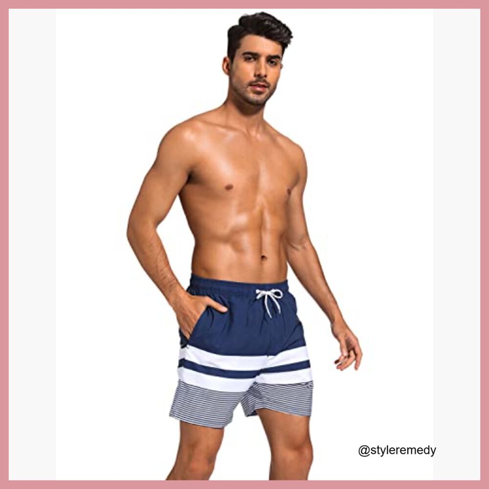 Compression Liner Swim Trunks Quick Dry With Zipp… - image 6